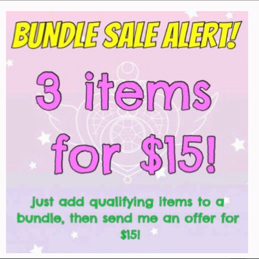 3 Items for $15